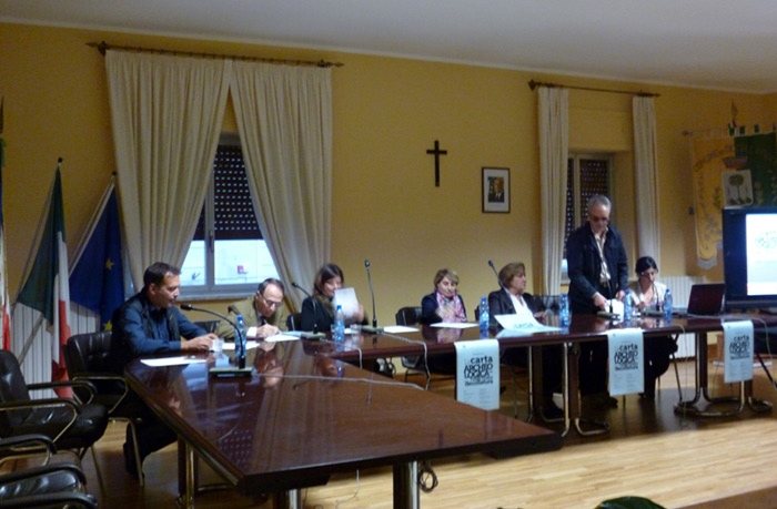 I relatori: Rubettino, Spadea, Vivacqua, Cardamone, De Sensi, Musolino, Gaglianese