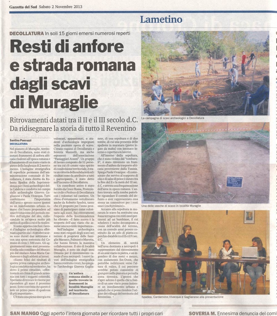 Gazzetta del Sud 02 novembre 2013