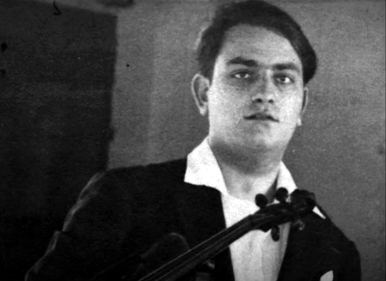 Pietro Gigliotti, padre di Dalida, col suo violino